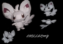 Pokemon Chiramii Papercraft 泡沫栗鼠