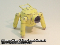 【GBA大戰 Advance Wars】- Comet Neotank - yellow (NinjaToes 版)