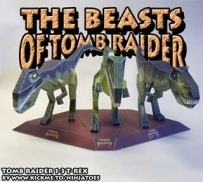 Tomb Raider Papercraft - Tyrannosaurus rex (T-Rex)