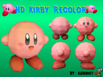 【星之卡比】卡比 Kirby (sabidiet 重新上色版)