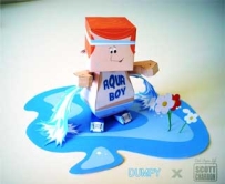 Aquaboy Dumpy Paper Toy