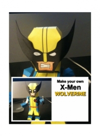XMen Jubilee Papercraft + Wolverine