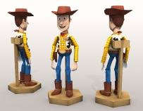 Toy Story Papercraft - Sheriff Woody (玩具總動員-胡迪)