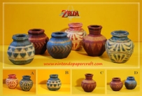 Zelda Papercraft - Jar / Pot Collection