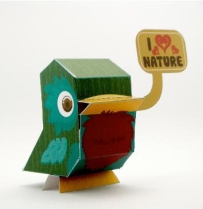 Nanibird Paper Toys - Quetzal
