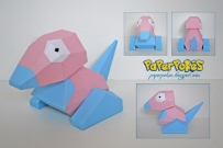 Paperpokes Porygon 3D龍