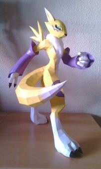 Digimon Papercraft - Renamon 妖狐獸 (數碼寶貝訓獸師)
