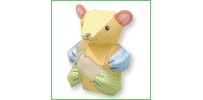 兒童紙模系列038 - 泰迪熊(テディベア)