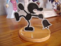 TROPHY STAND AND MR. GAME & WATCH