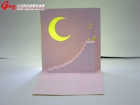 [完成品] Popup Card - 少女的祈禱 (原名 : Moon Night)