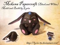 Tsubasa: Black Mokona Papercraft (黑 摩可拿)