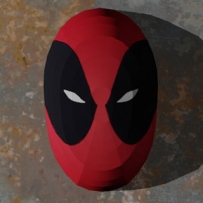 【Spiderman】Deadpool Mask Papercraft