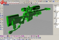 【纸仙儿纸模型】AW50反器材狙击步枪设计进度