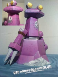 Mega Man Legends - Balkon Gerat Papercraft