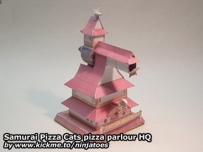 Samurai Pizza Cats pizza parlour HQ