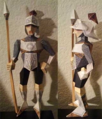 PAPER ZELDA-OCARINA OF TIME HYLIAN KNIGHT