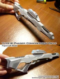 Star Trek Papercraft - Phaser Rifle 2