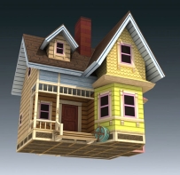 CARL'S FLYING HOUSE (UP MOVIE)