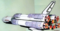 Energia-2 launcher (scale 1:96)