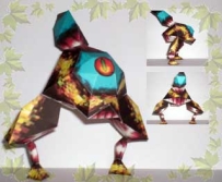 Gohma Larva Papercraft (Zelda)