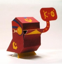 Nanibird Paper Toys - Komrade