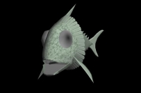 Gary Pilsworth's Paper Model of The Aquaphibians' "Terror Fish"