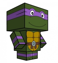 [忍者龜] 忍者龜 Donatello Happy cube (Teenage Mutant Ninja Turtles)