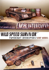 Mad Max V8 Interceptor Papercraft (Dirt Model)