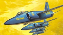 F11F Tiger Blue Angels Acrobatic Team U.S.Navy 1957