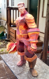 WoW Papercraft - Paladin in Lightforge Armor