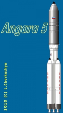 Angara-5 launcher (scale 1:96)