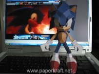Sonic the Hedgehog Papercraft 音速小子/索尼克