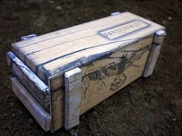 German Crates Papercraft
