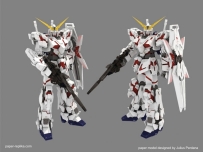 RX-0 Unicorn Gundam NT-D Mode 獨角獸鋼彈(NT-D模式)