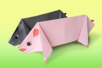 Origami Series Pig