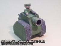 【Advance Wars】 Green Earth MD Tank