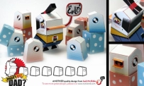 Nanibird Paper Toys - Worlds Best Dad Set