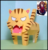 Toradora! - Tenori Tiger Papercraft