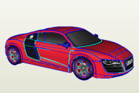 Audi   R8  汽車模組興趣者來看看:)