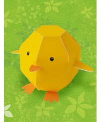 Zooguu - Chick Paper Toy