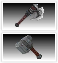 Torchlight - Weapons Pack Papercraft