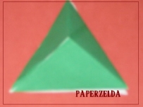 PAPER ZELDA-FOUR SWORD ADVENTURE FORCE GEMS (GREEN)