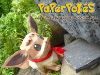 Pokemon Eevee Papercraft 2 伊布