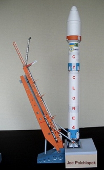Launch Pad for Tsyklon family  (scale 1:96)