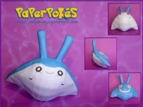 Pokemon Mantyke Papercraft 小球飛魚