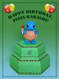 Squirtle Cake