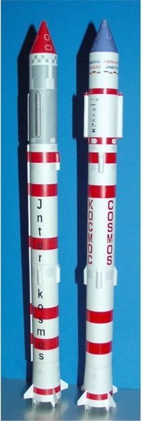 Cosmos 3M C-1 SL-8 11K65M launch vehicle model