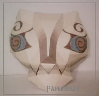 PAPER ZELDA-LIFE SIZE POE MASK