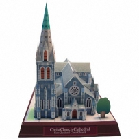 紐西蘭 克賴斯特彻奇大教堂ChristChurch Cathedral Papercraft