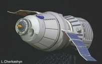 Lunar Orbiter Module  (scale 1:96)